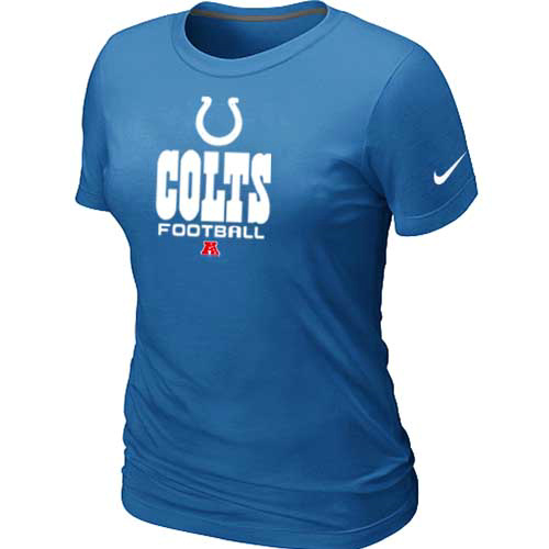 Nike Indianapolis Colts Women's Critical Victory NFL T-Shirt - Light Blue